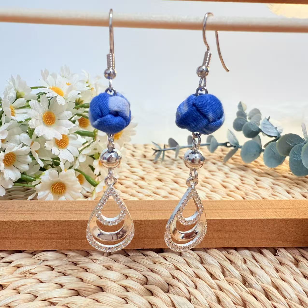 Yunnan Dali Minority Ethnic Style Tassel Southwest Scenic Earrings