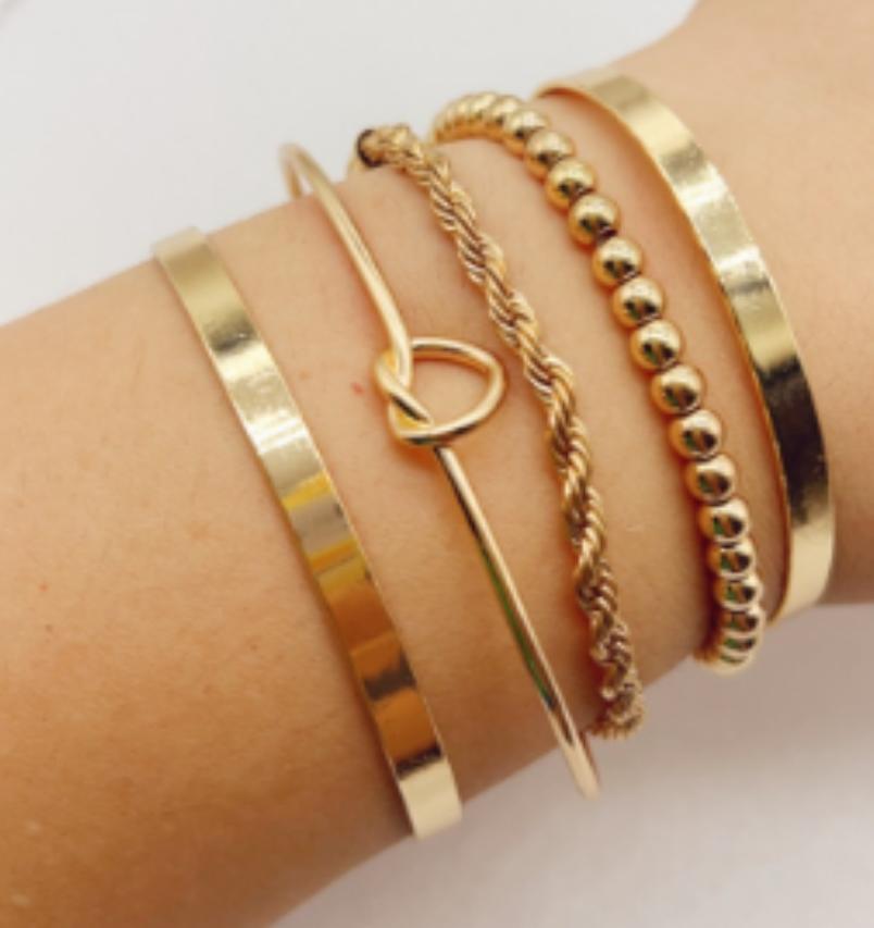 Pcs Hip Hop Cuban Punk Metal Bracelets