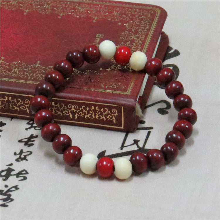 Beads Yuan Decoration Imitation Rosewood Gift Hand Shop Small Treasure Bracelet