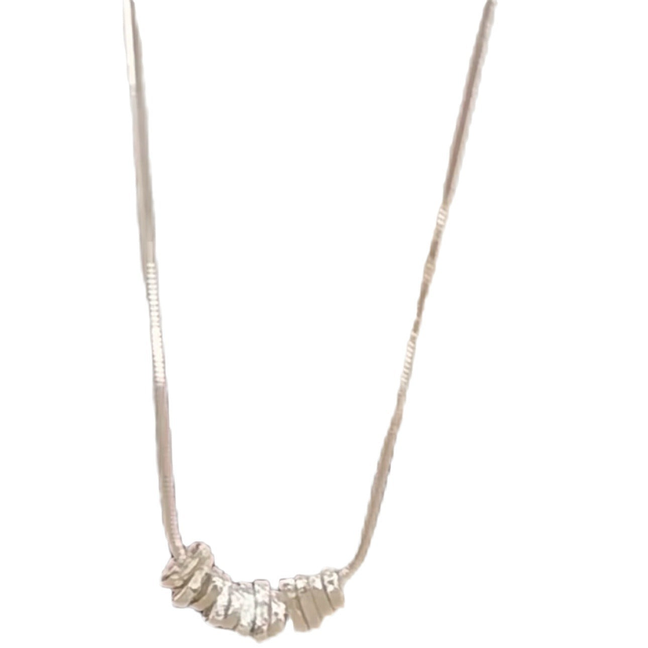Texture Small Pieces Of Sier Female Clavicle Chain Niche Design Necklace