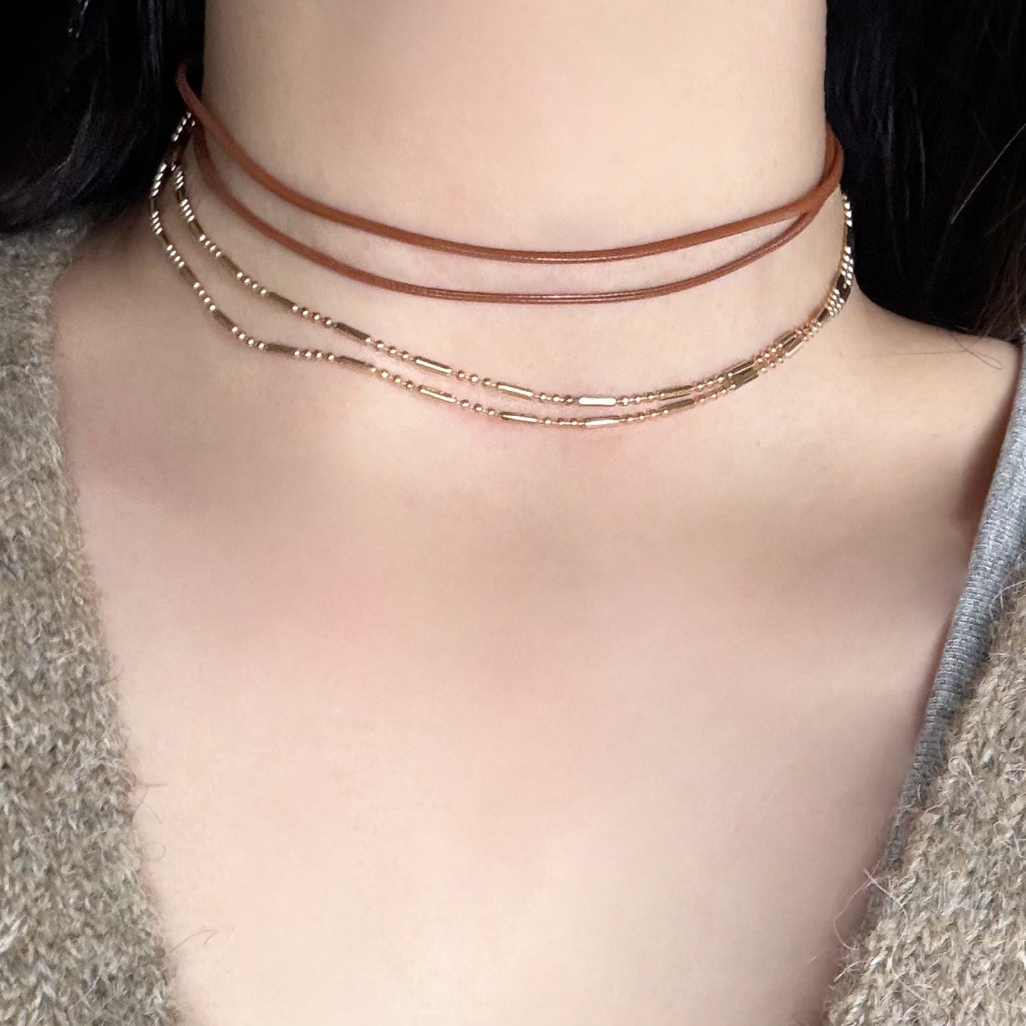 Design Style Kendall Chain Stackable Wear Necklace