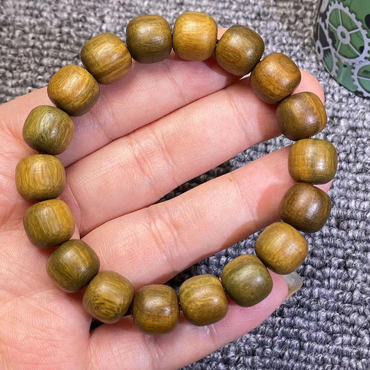 Women's & Men's Green Sandalwood Bead Rosary Specifications Bracelets