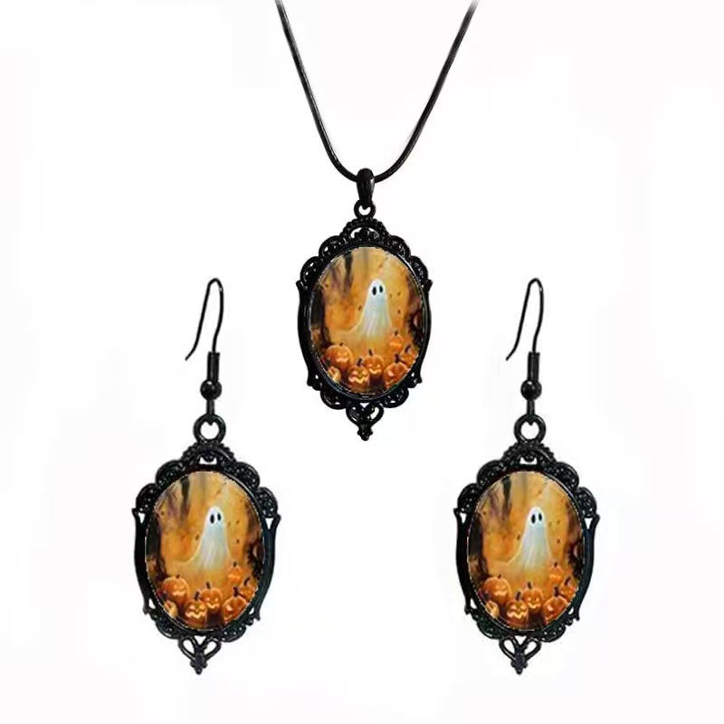 Fashion Elegant Glass Suite Romantic Gift Jewelry Set