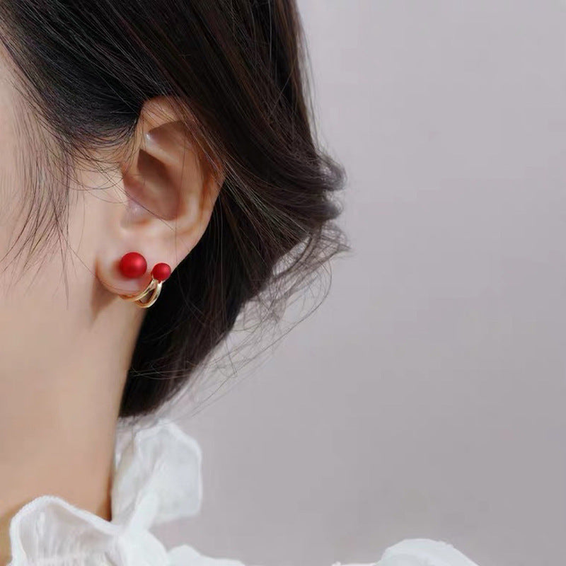 Women's One Style For Pearl High Sense Light Luxury Earrings