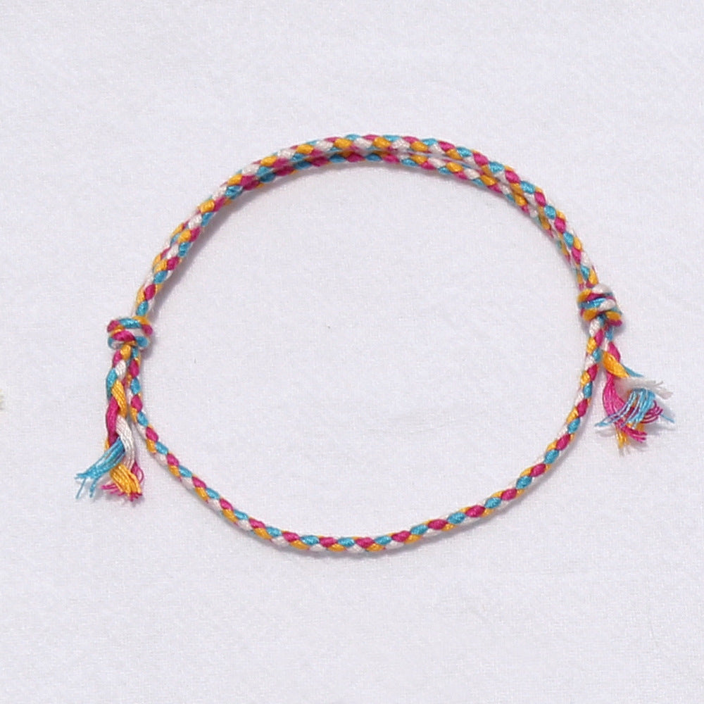 Hand-woven Tibetan Hand Rub Thread Carrying Bracelets