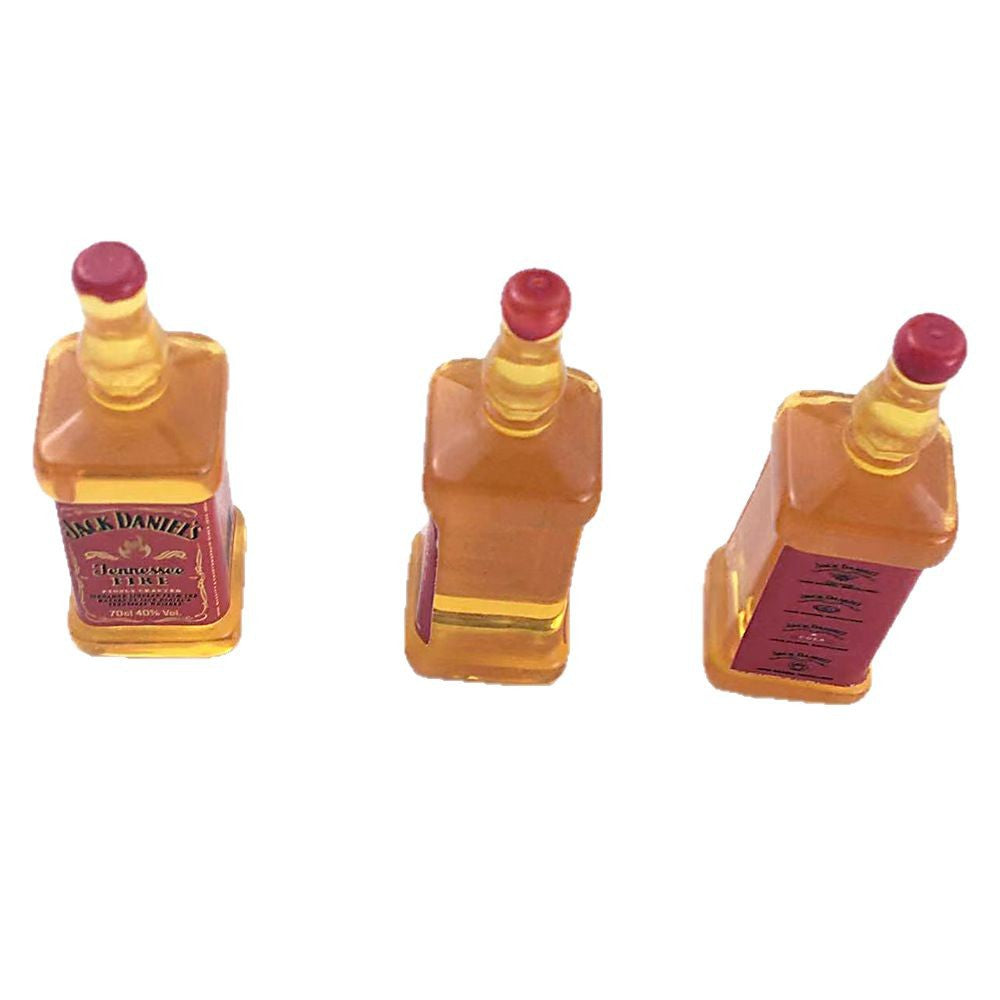 English Wine Synthetic Resin Three-dimensional Small Bottle Cream Jewelry Accessories