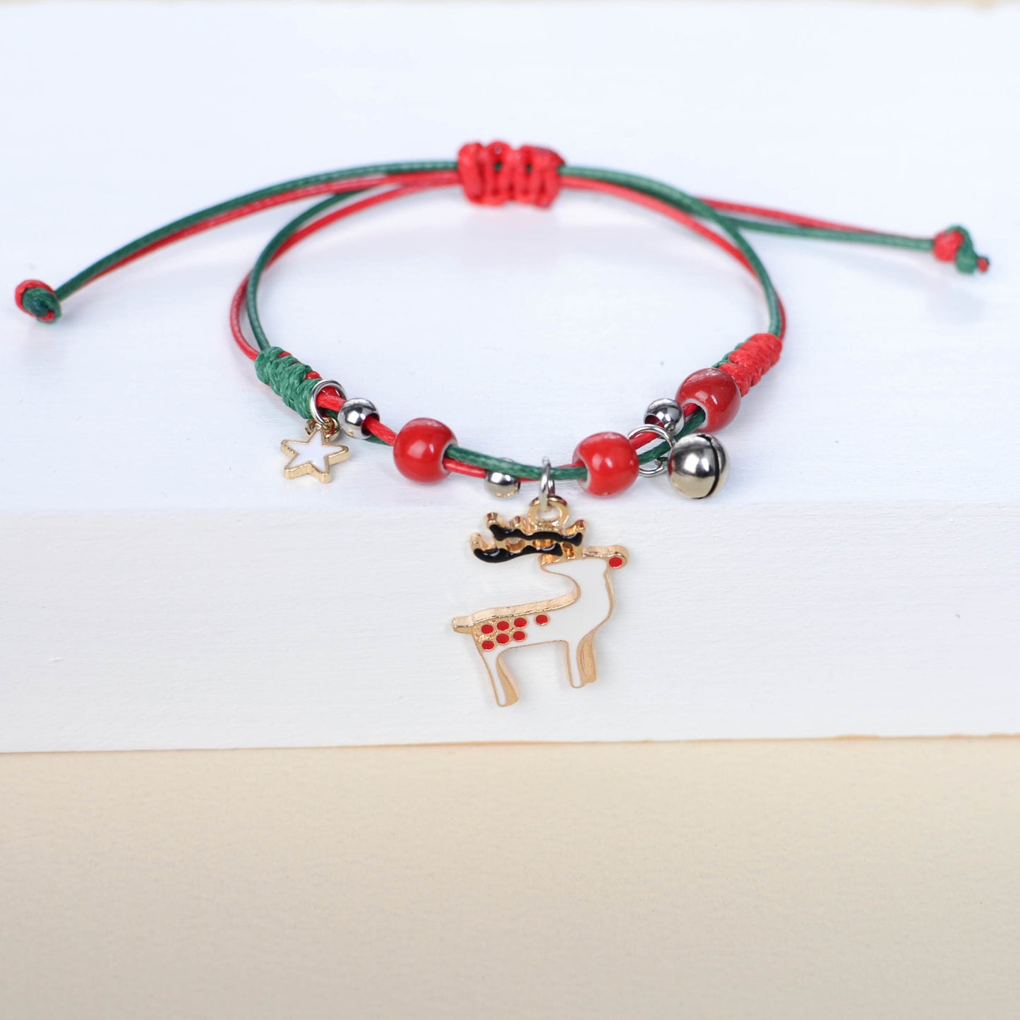 Christmas Festival Hand-woven Santa Claus Gift Bracelets