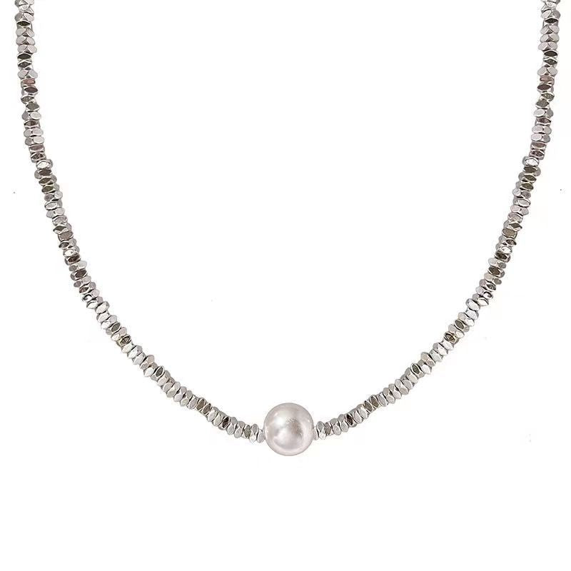 Imitation Pearl High-grade Design Clavicle Chain Special Interest Light Luxury Bracelets