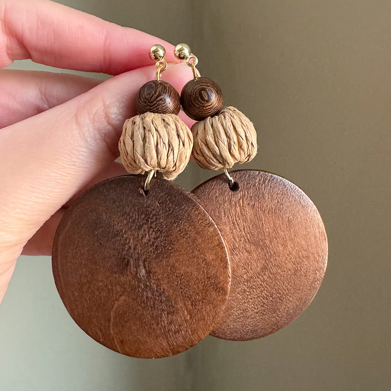 Unique Wooden Beaded Retro Personality Premium Rings