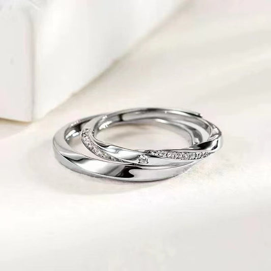Infinite Love Couple Jewelry Live Mouth Can Rings