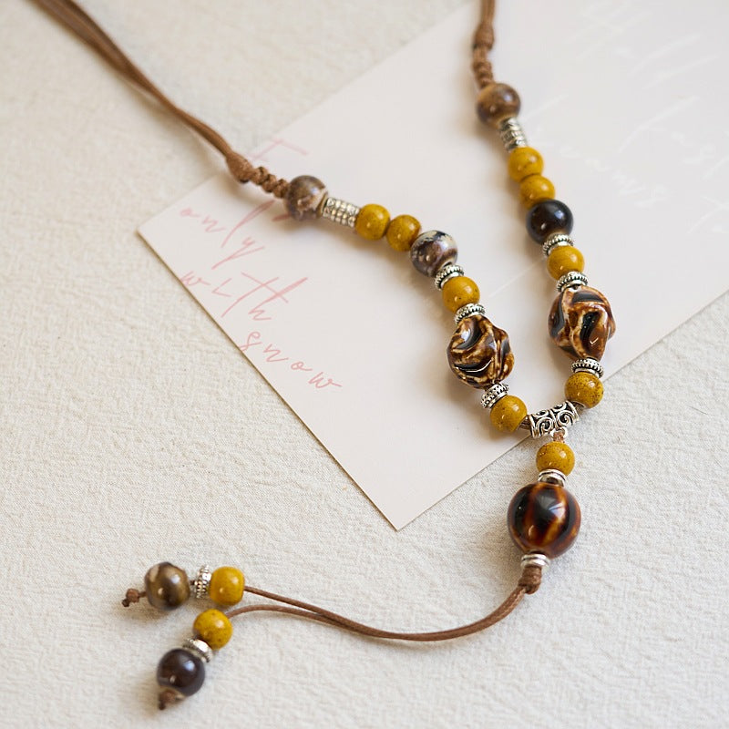 Butterfly Ornament National Style Artistic Chinese Necklaces