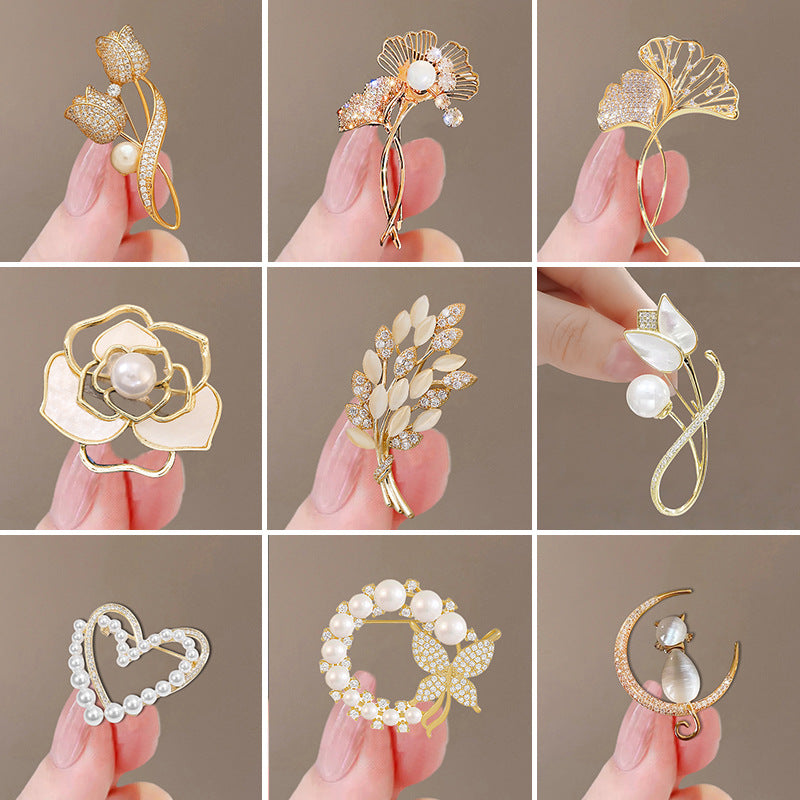Butterfly Brooch High-grade Pin Exquisite Tassel Brooches