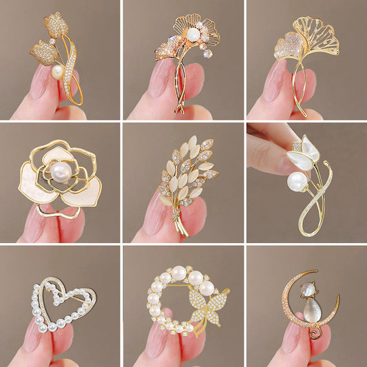 Butterfly Brooch High-grade Pin Exquisite Tassel Brooches
