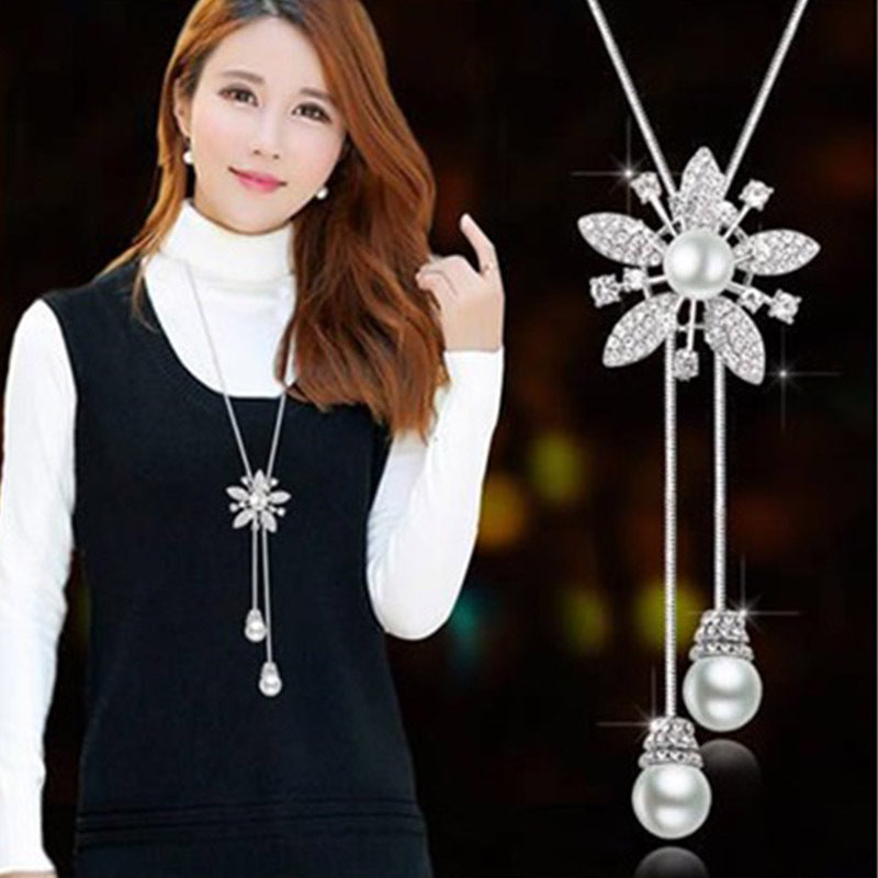 Garland Sweater Chain Generous Long Female Pendants