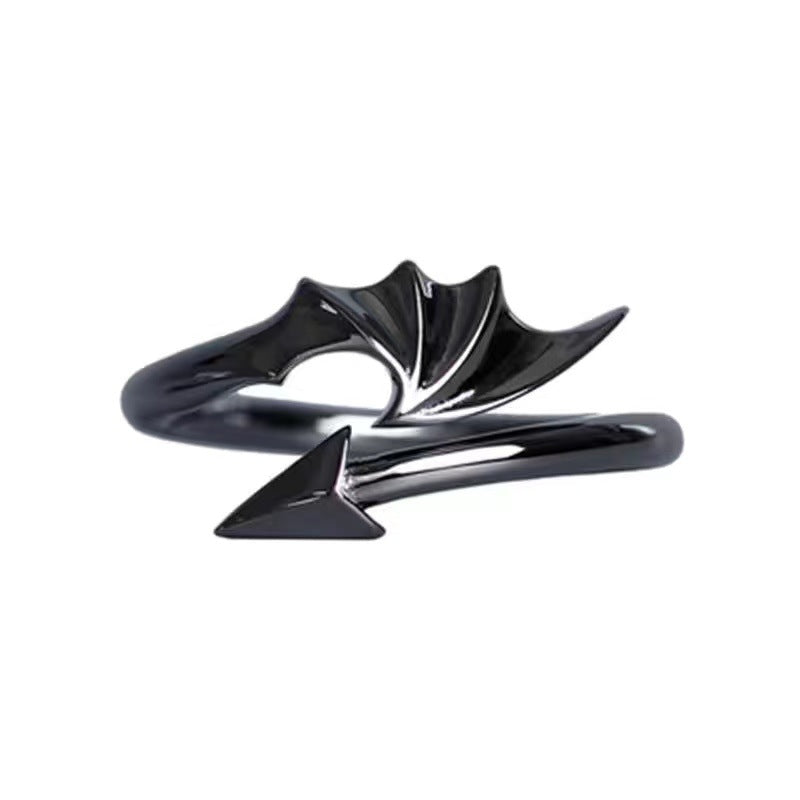 Women's & Men's Creative Angel Devil Wing One Pair Of Lovers Rings