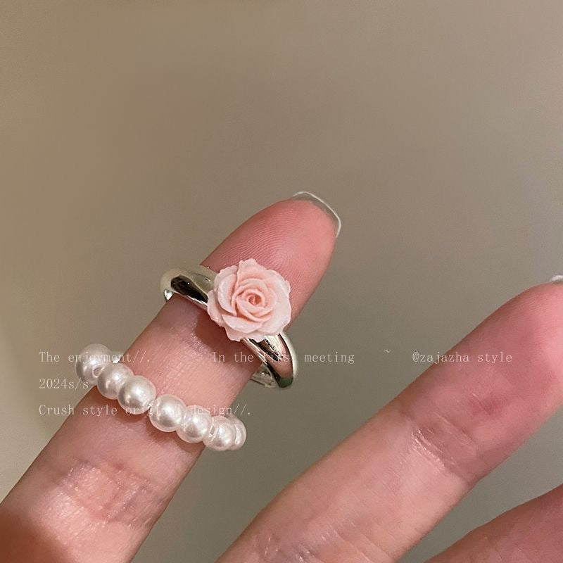 Female Summer Temperament Index Finger Retro Rings