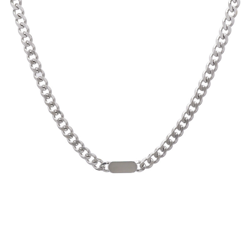 Style Fashionable Simple Titanium Steel Personalized Necklaces