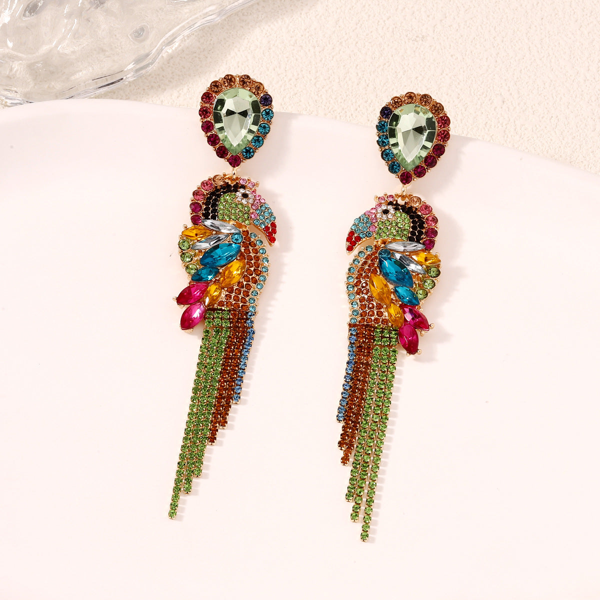 Bird Diamond Cute Light Luxury Fashion Earrings