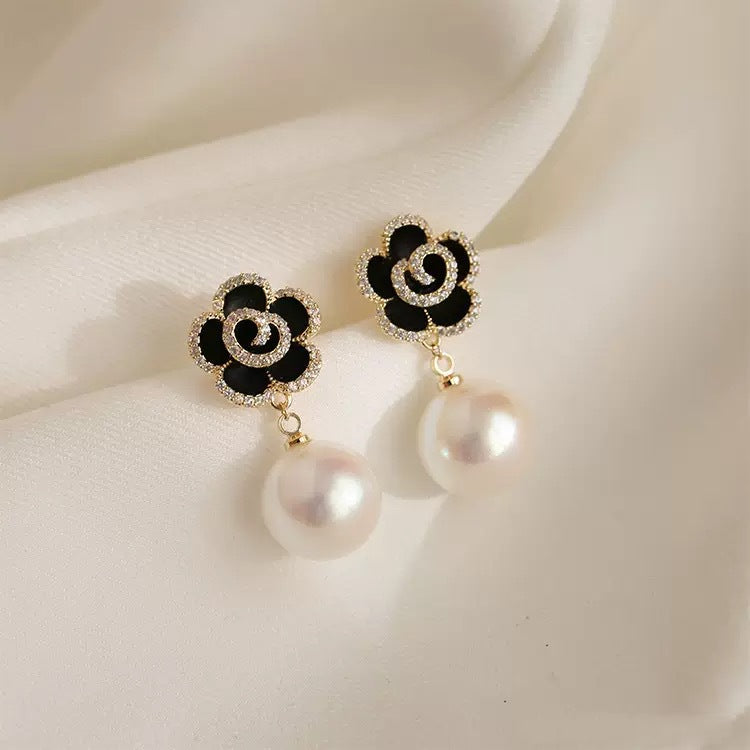 Women's Low Price Light Luxury Premium Temperamental Pearl Eardrops Rings