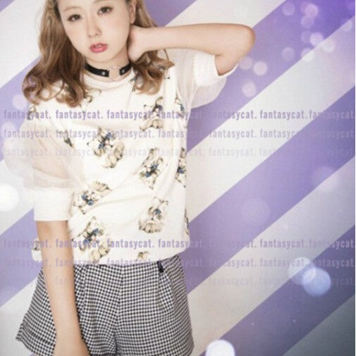 Style Trend Street Snap Punk Leather Short Nightclub Collar