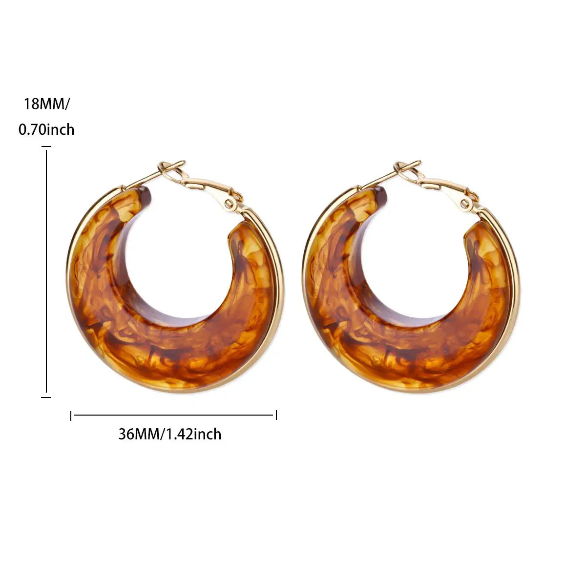 Women's Coffee Color For Light Luxury Temperament High Sense Earrings