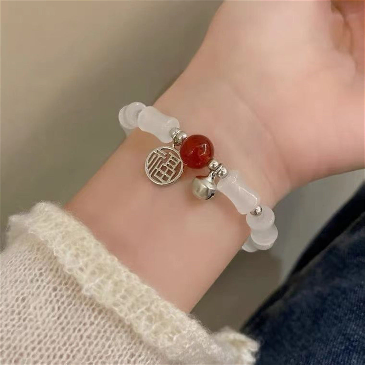 Glass Finished Exquisite Night Market Winter Bracelet