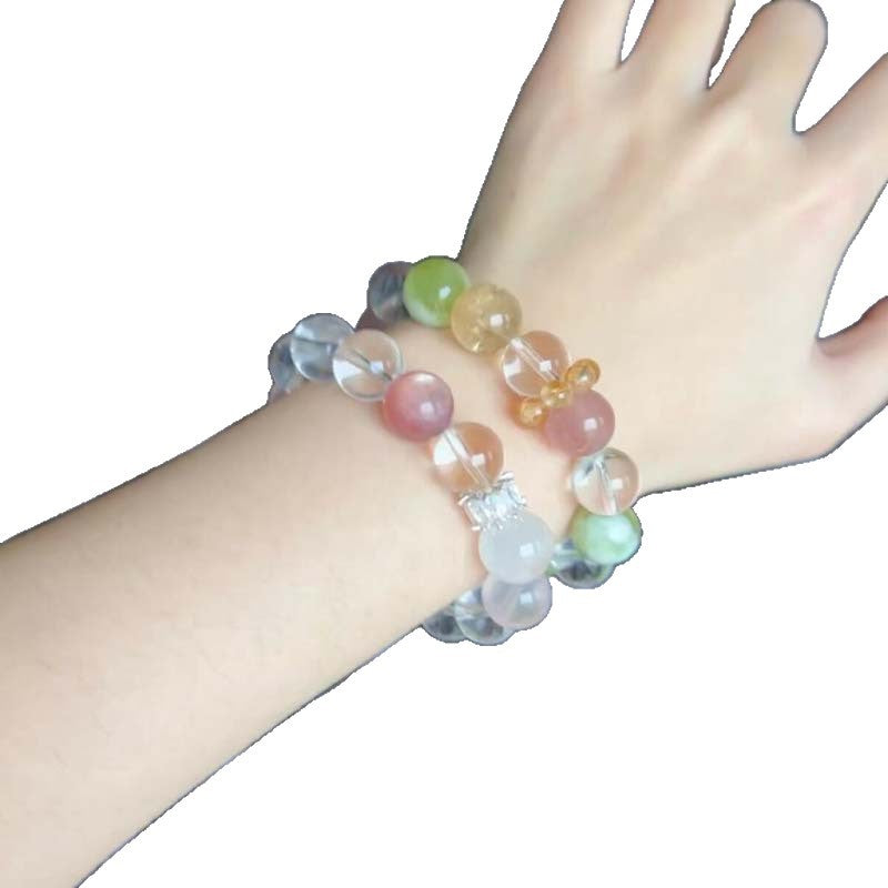 Fruit Teas Natural Crystal Multi Jewels Bracelets