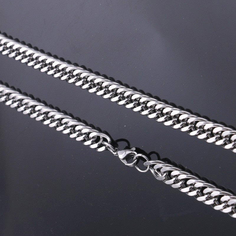 Featured Fashion Titanium Chain Choker Handmade Necklaces