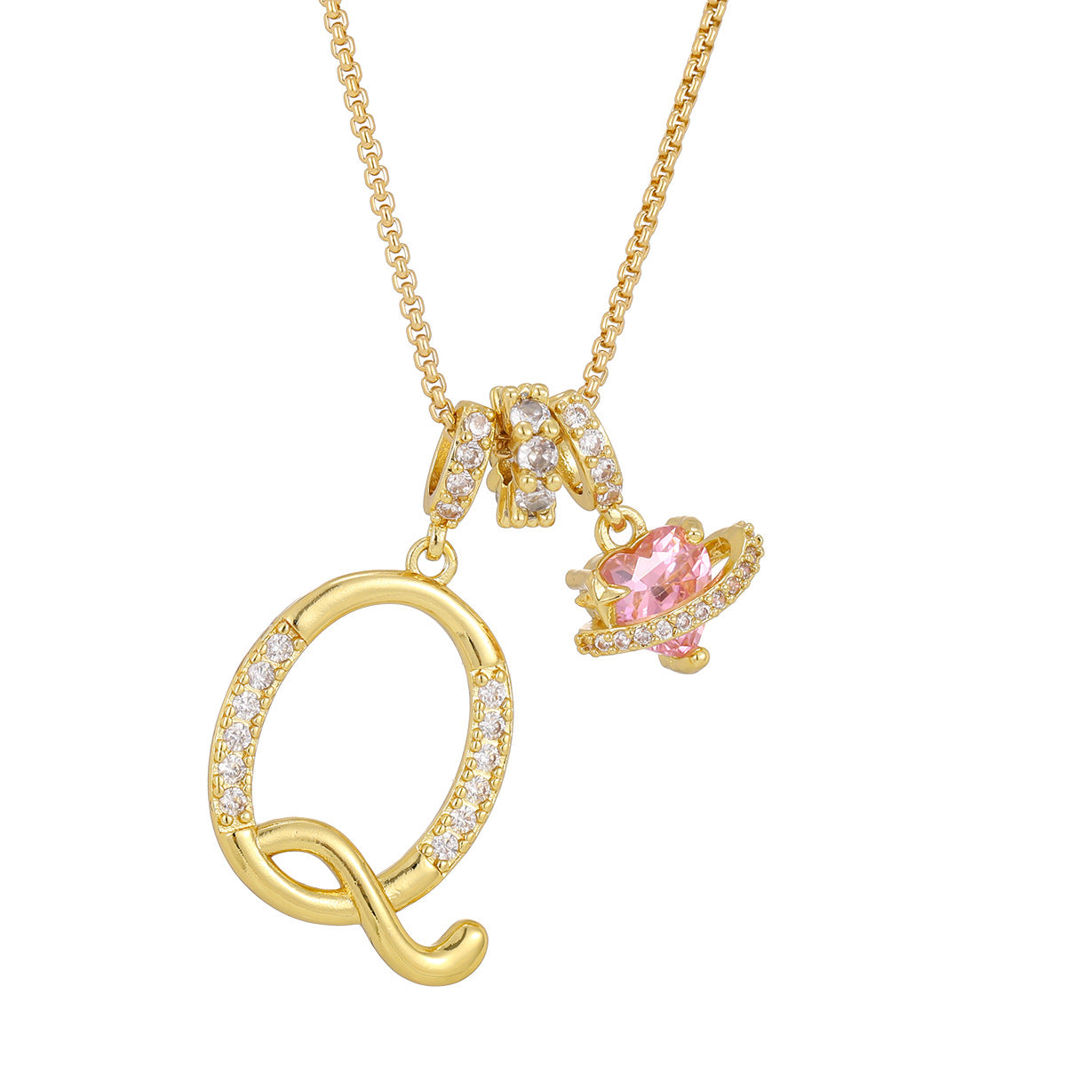 Dopamine English Letter Light Luxury Minority High Pendants