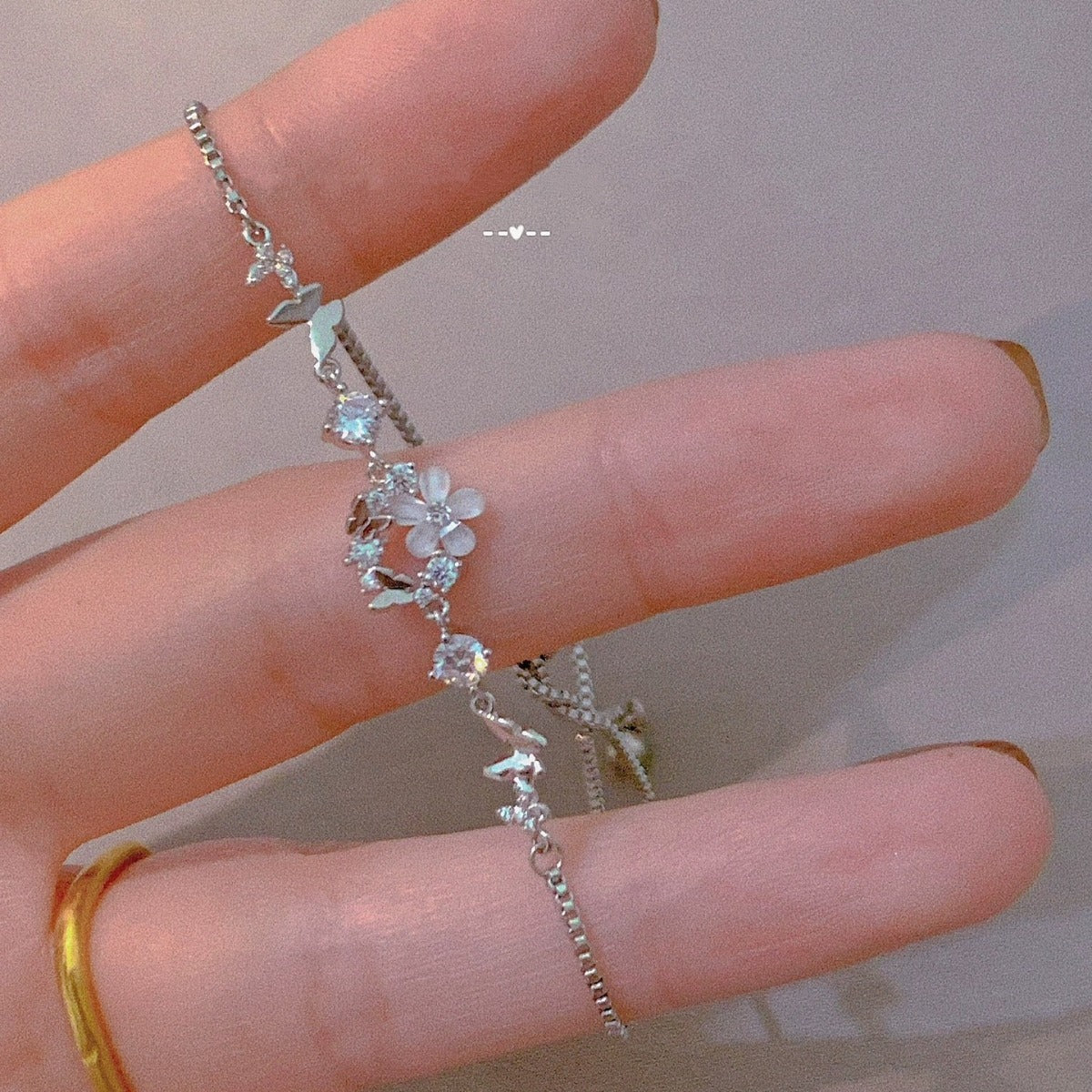 Light Luxury Minority Design Advanced Sense Adjustable Gift Valentine's Day Bracelet