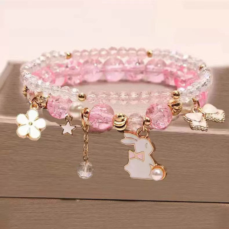 Little String Beads Crystal Female Cute Girlfriends Fashion Bracelet