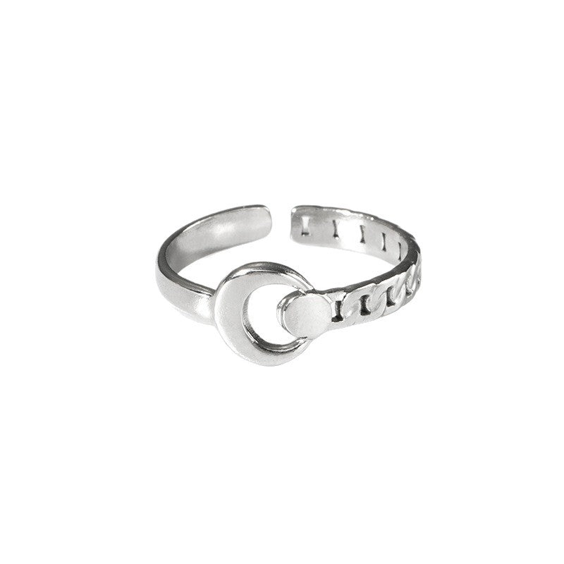 Steel Fashion Snake Simple Little Finger Rings