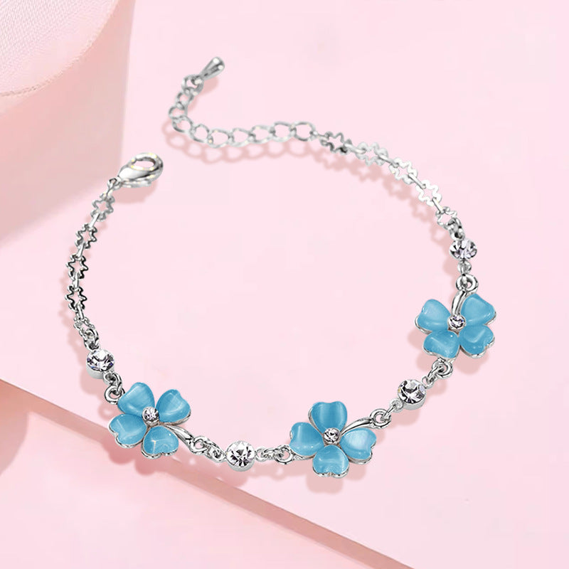 Lucky Four-leaf Clover Fashion Simple Mori Female Girlfriend Necklaces