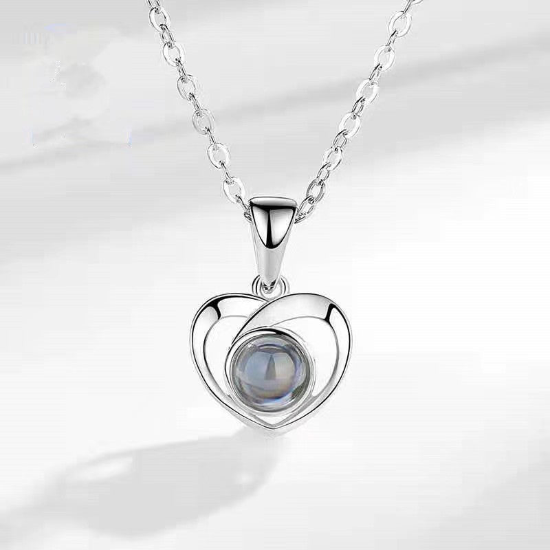 Pure Copper Titanium Steel Chain Love Necklaces