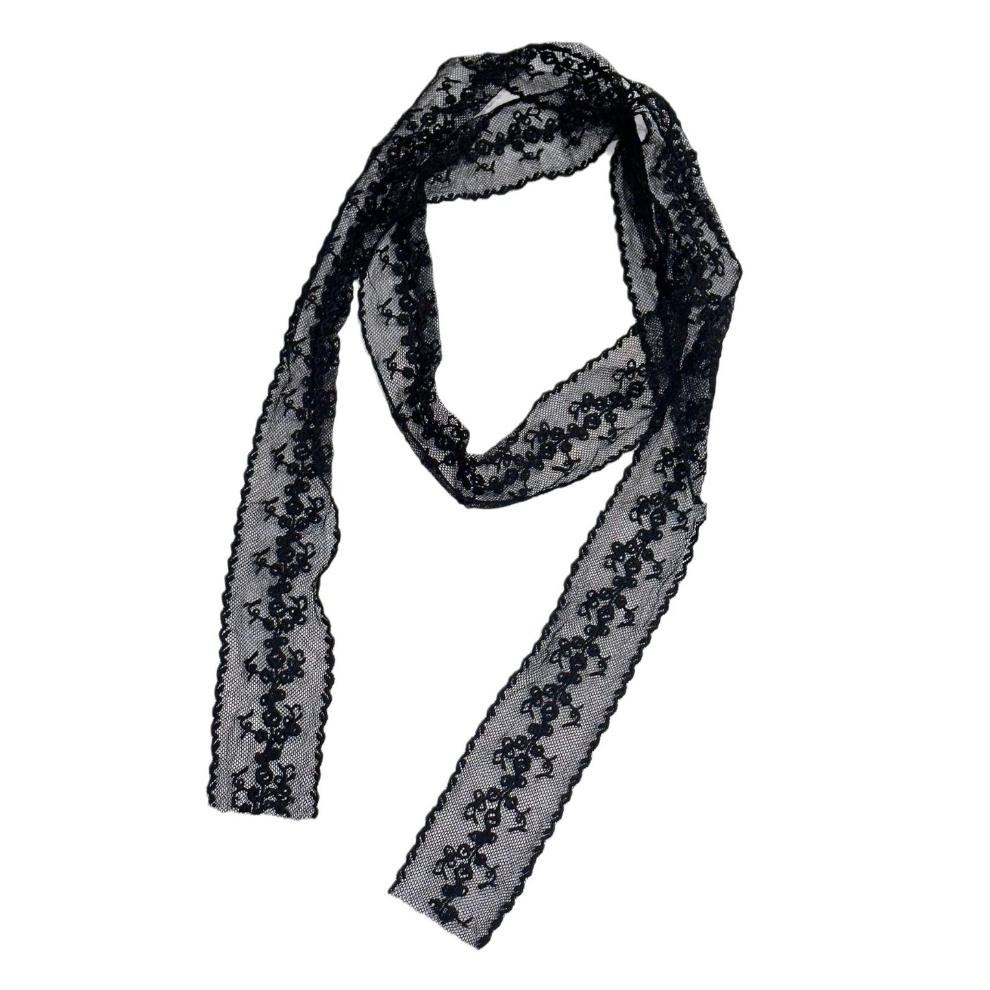 Women's Hair Band Neck Gentle Temperament Bandage Bow Scarf Collar