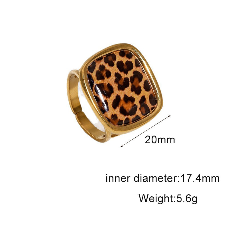 Steel Open Female Personalized Minority High-grade Rings