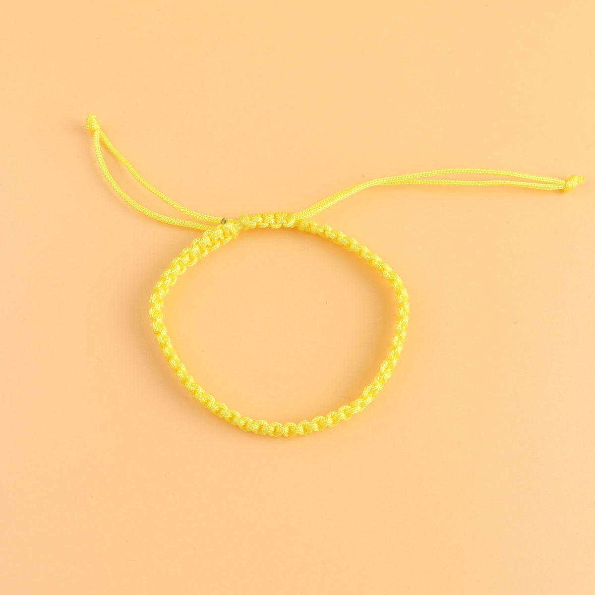 Fashion Flat Knot Hand Weaving Colored Bracelets