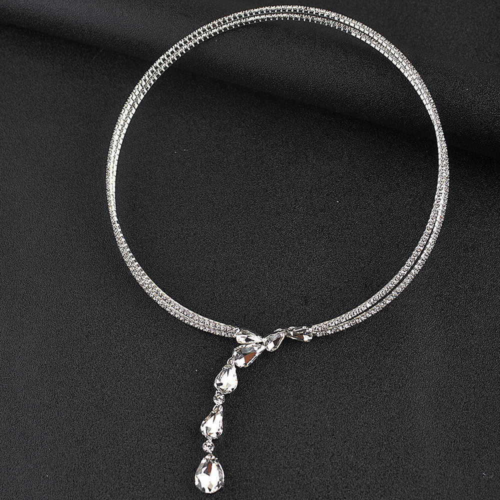 Women's Diamond Open High-grade Party Fashion Alloy Collar