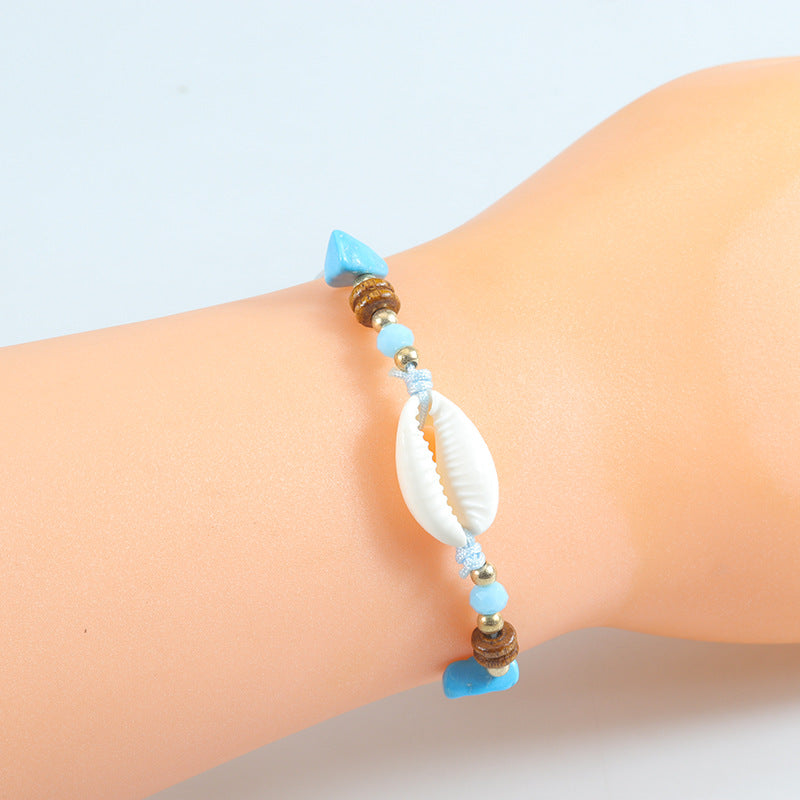 Shell Gravel Ocean Beach Design Surfing Bracelets