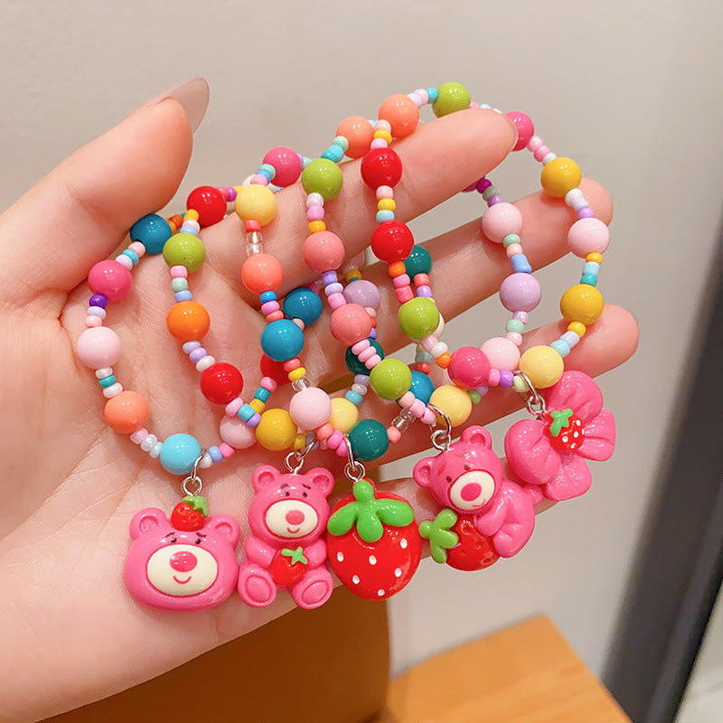 Women's Cartoon Little Good-looking Beaded Suit Cute Bracelets