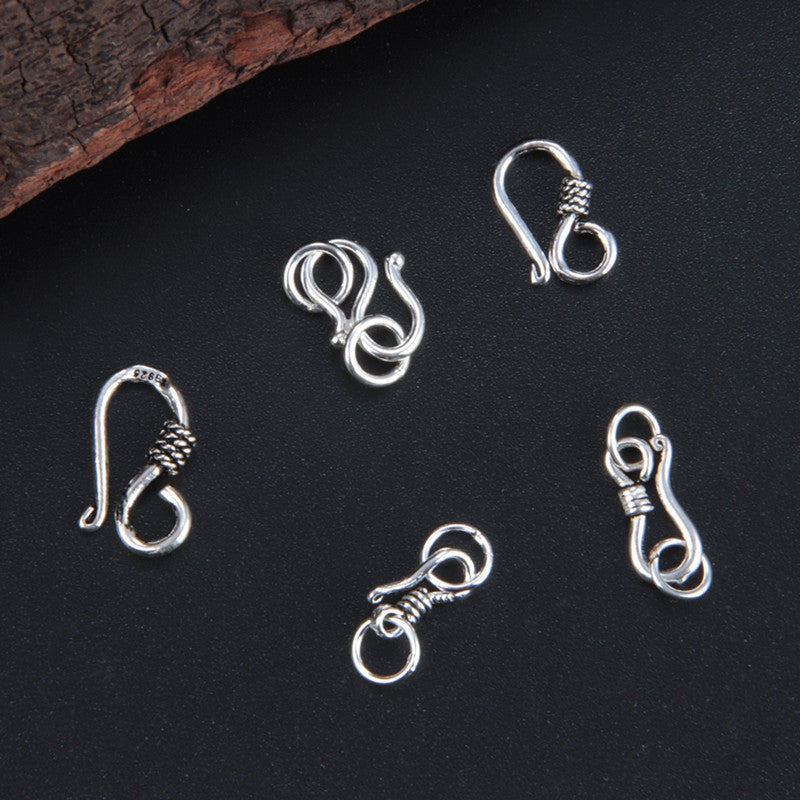 Sier Hook Buckle Sub Vintage Thai Jewelry Accessories