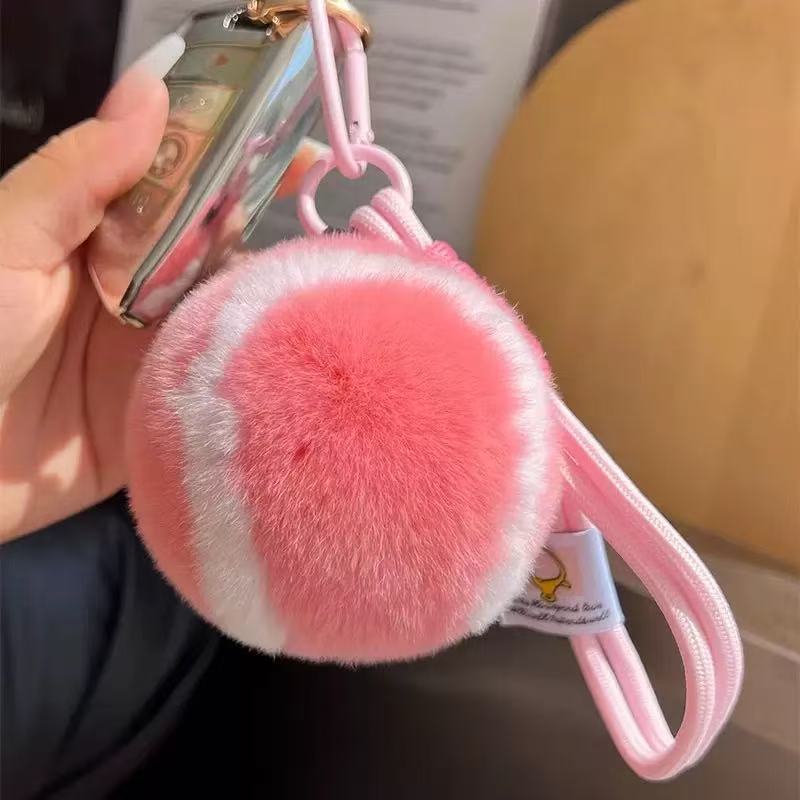 Classic Tennis High-grade Plush Car Key Hanging Ornaments