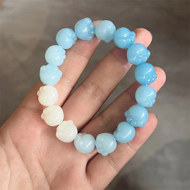 Imitation Bodhi Cat's Paw Pliable Temperament Hand Bracelet
