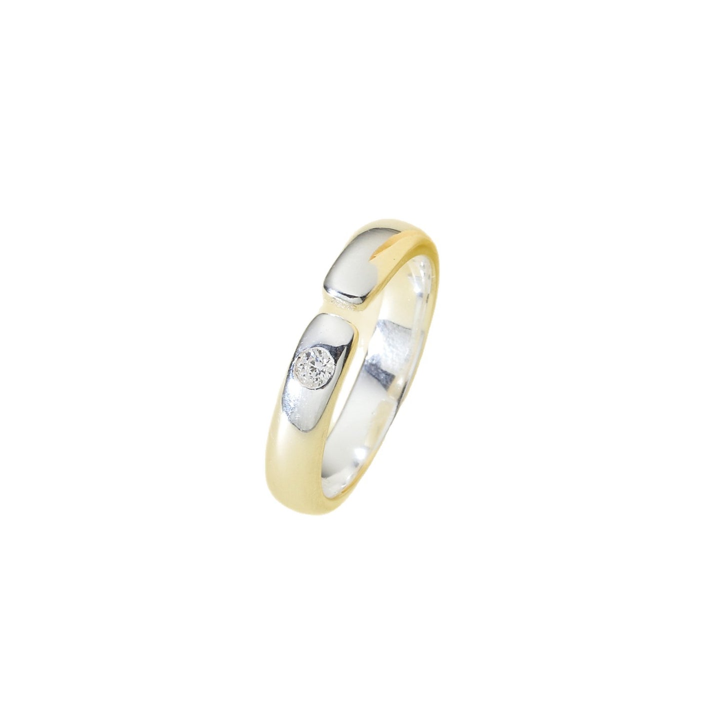 Pure Sier Open Spot Drill Loach Back Light Luxury Temperament Rings