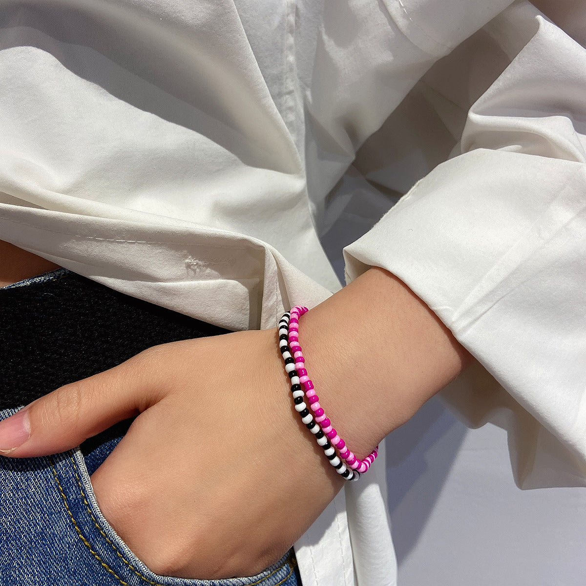 Creative Fashion Retro Ethnic Style Bead Beaded Personalized Bracelet