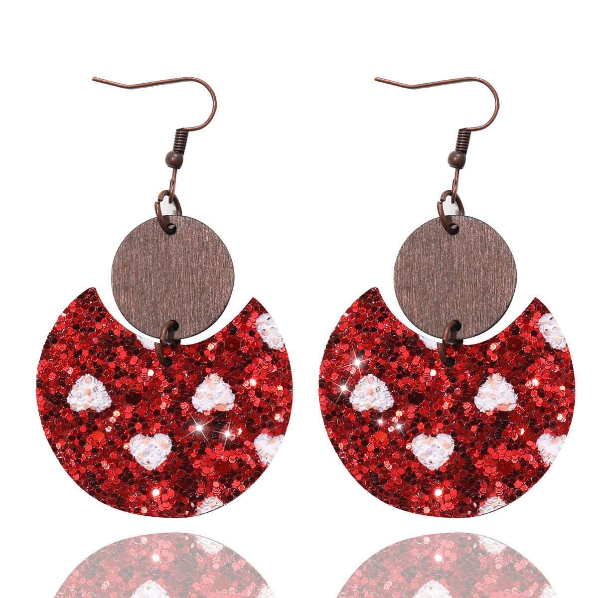 Cool Valentine's Day Bohemian Wine Glass Earrings