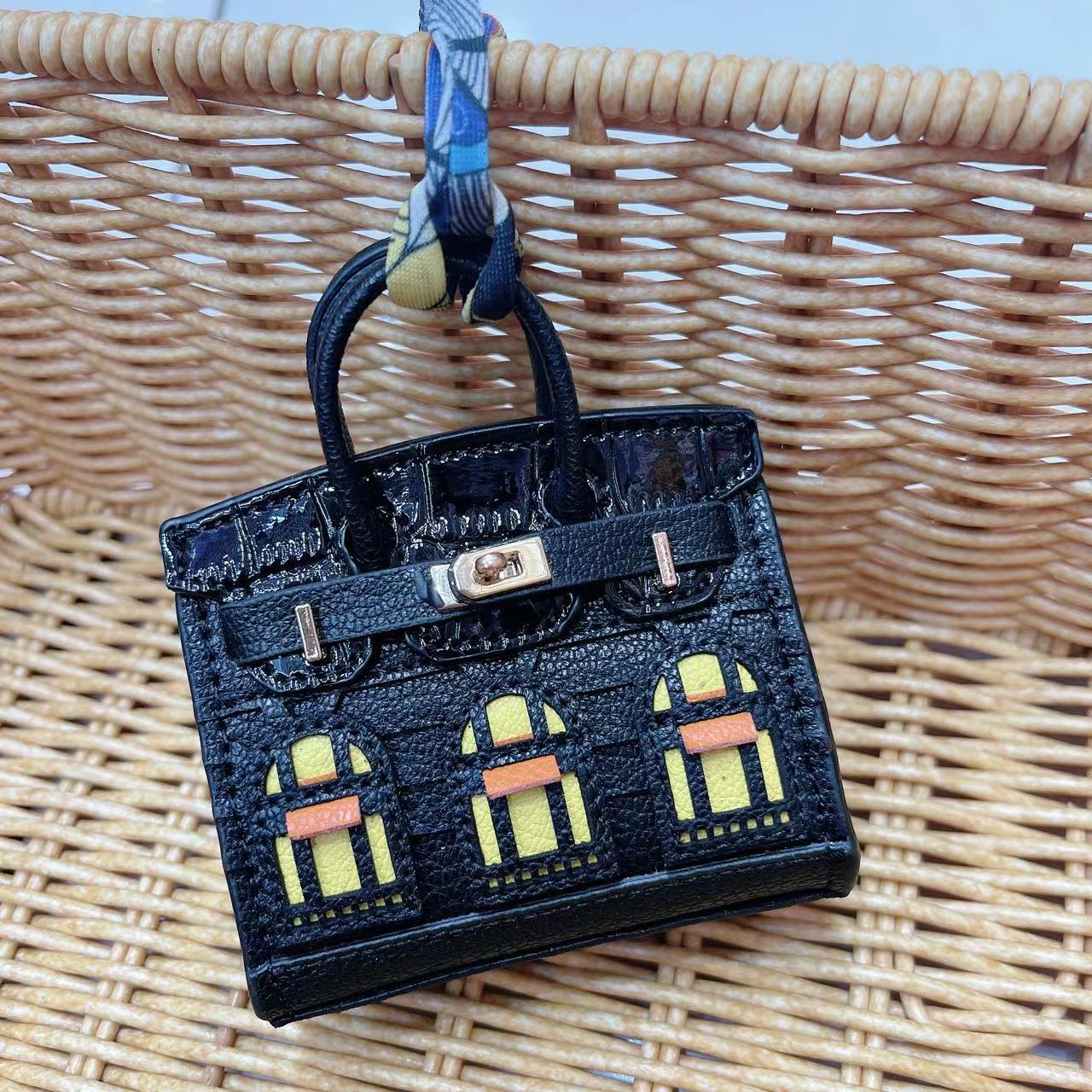 Mini Bag Window Small House Charm Hanging Ornaments