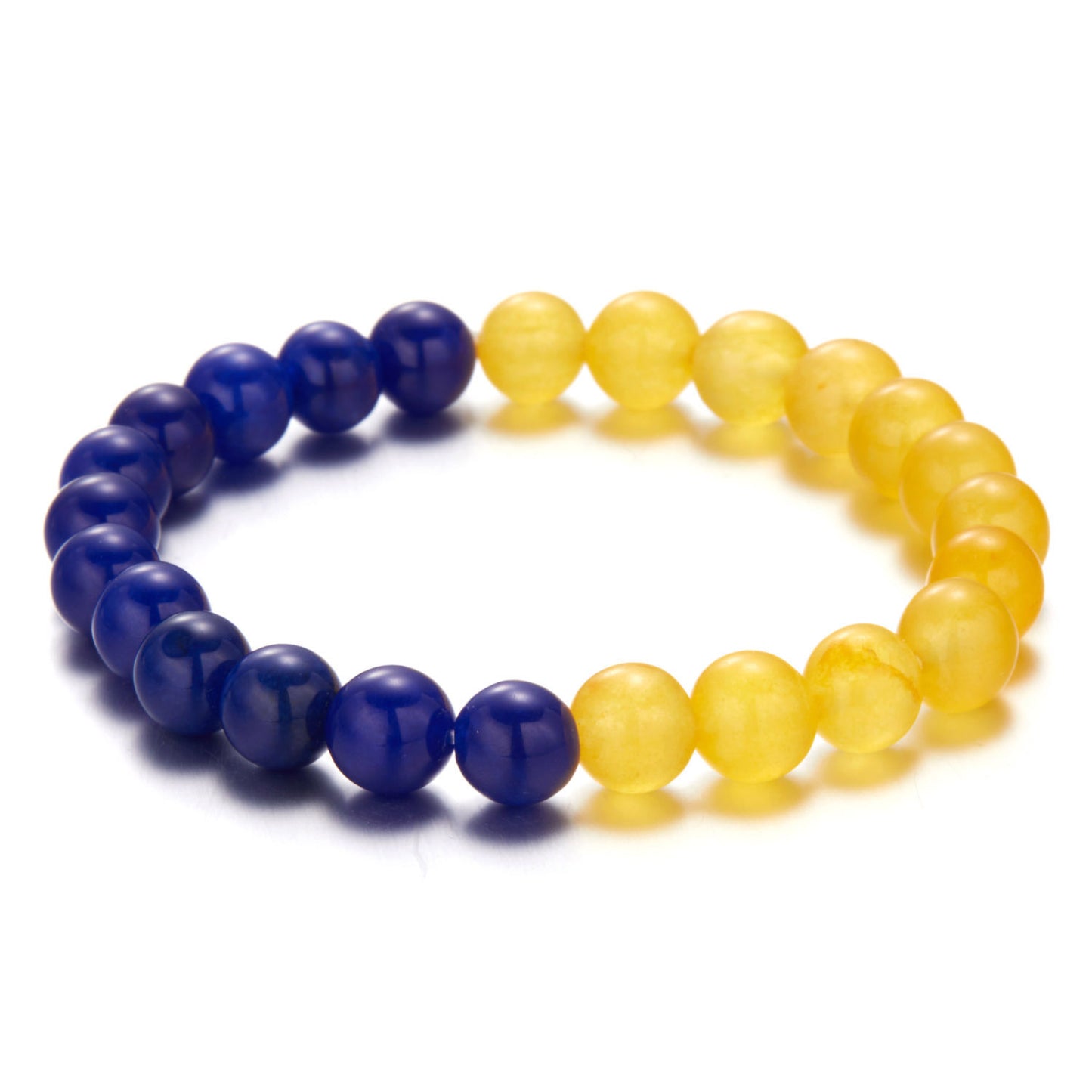 Fashion Ukraine Creative Beads Yellow Blue Bracelets