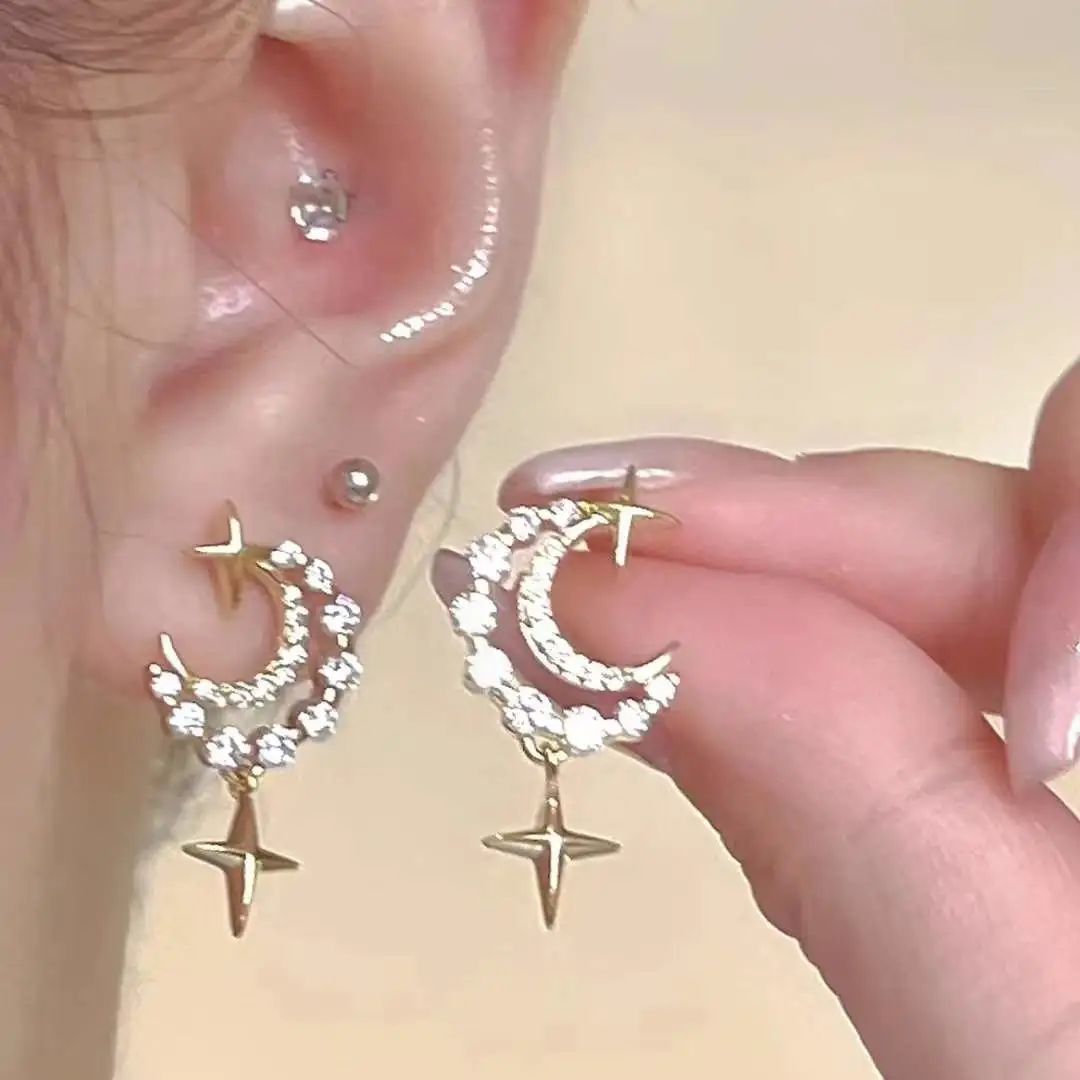 Women's Fashion Temperament Wild Without Piercing Mosquito Coil Earrings