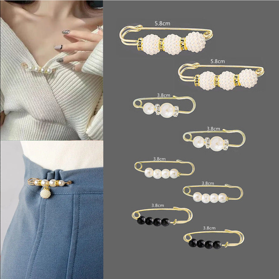 Fixed Clothes Clip Slimming Artifact Brooch Brooches
